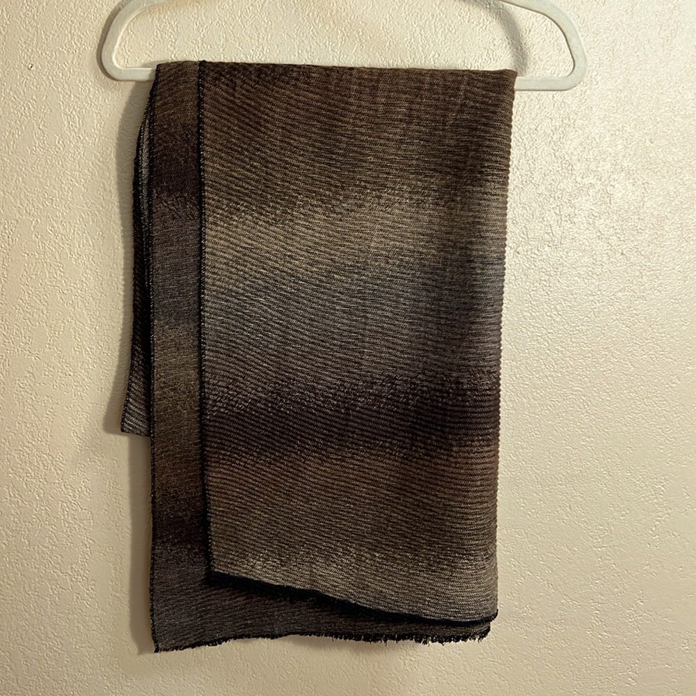 Tickled Pink knit scarf